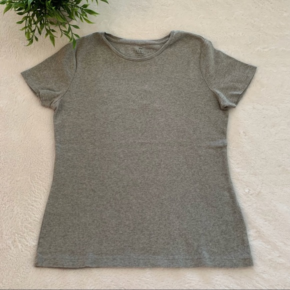 ❤️‍🔥❤️‍🔥 HP ❤️‍🔥❤️‍🔥 3 for $15.  Talbots gray summer t-shirt.  Size PS. - Picture 1 of 2